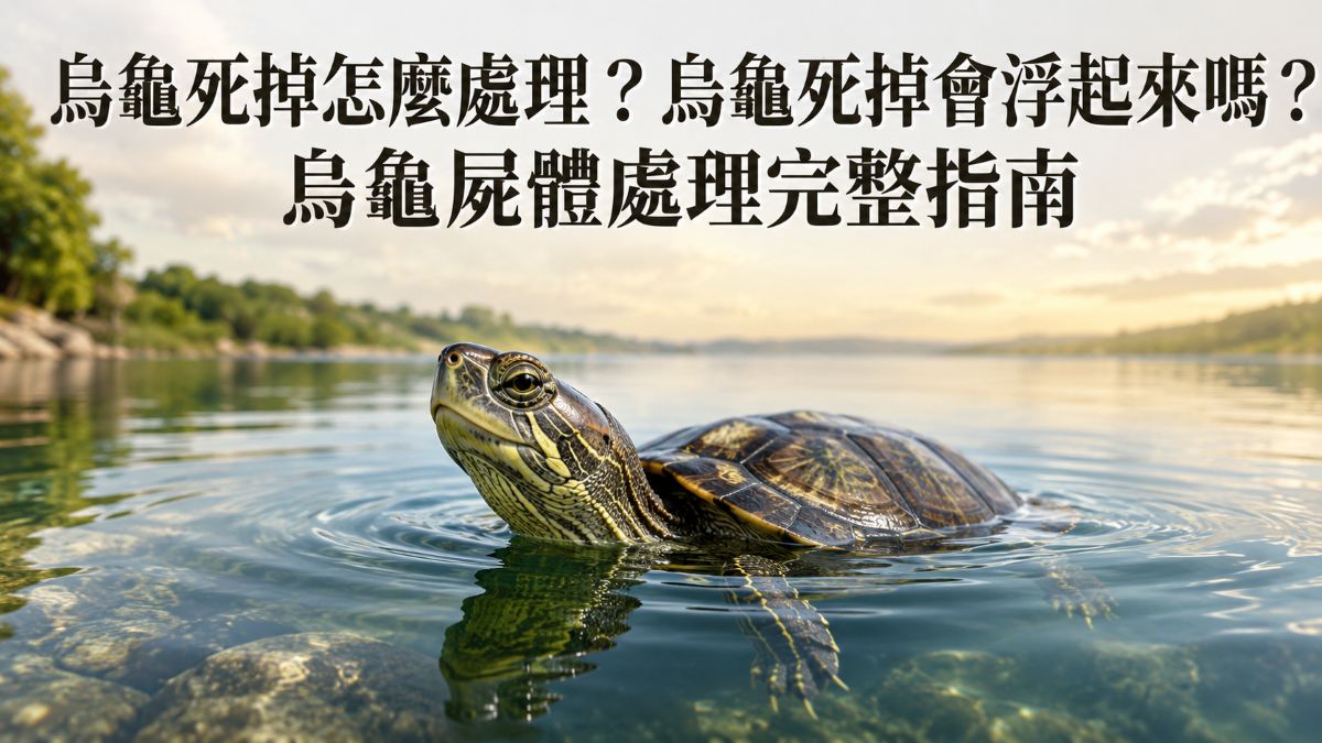 烏龜死掉怎麼處理?烏龜死掉會浮起來嗎?烏龜屍體處理完整指南